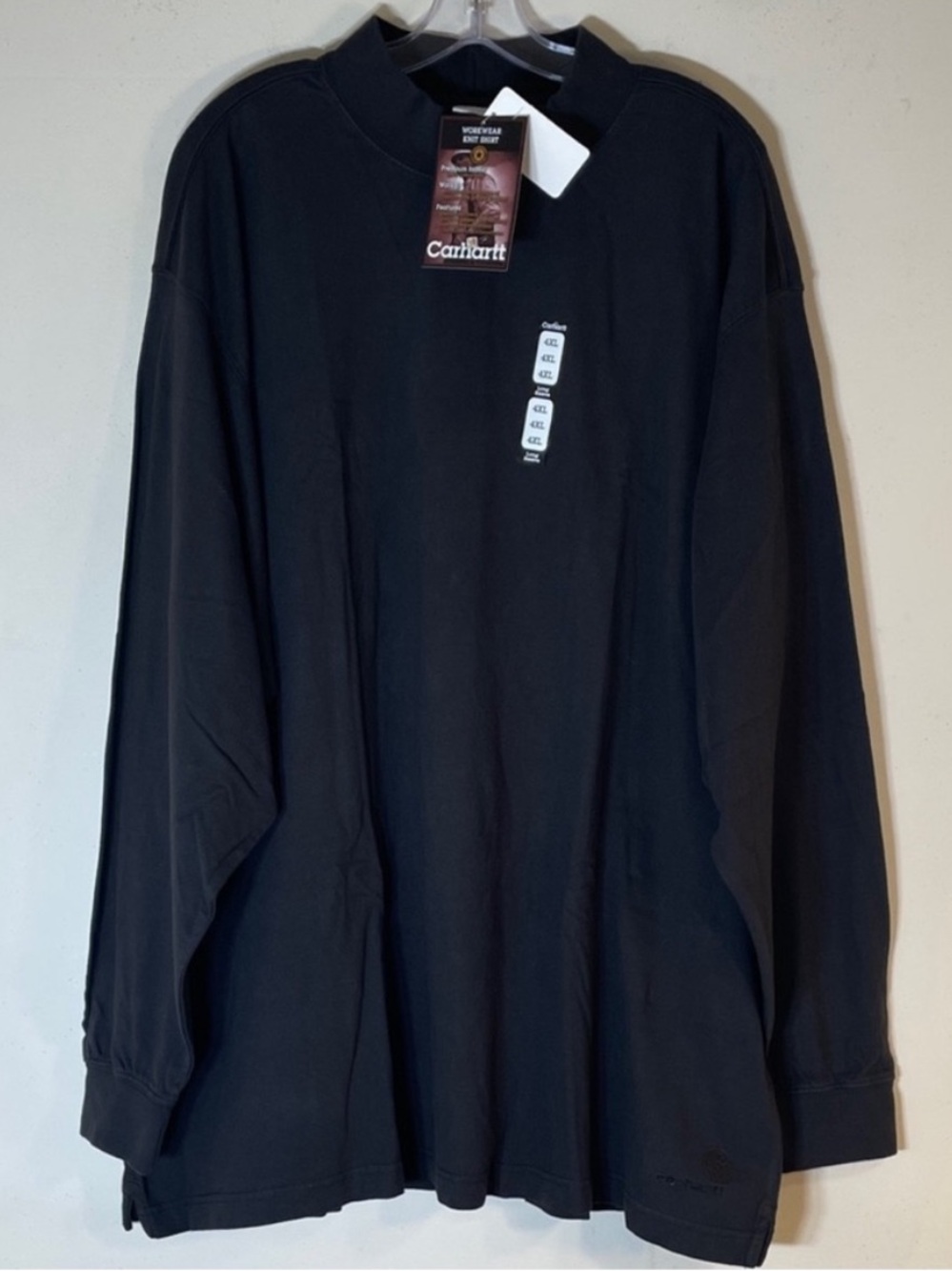 Carhartt Men's Long Sleeve Crew Tee - Black